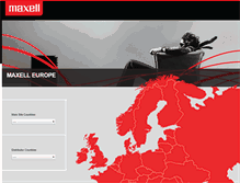 Tablet Screenshot of maxell.eu